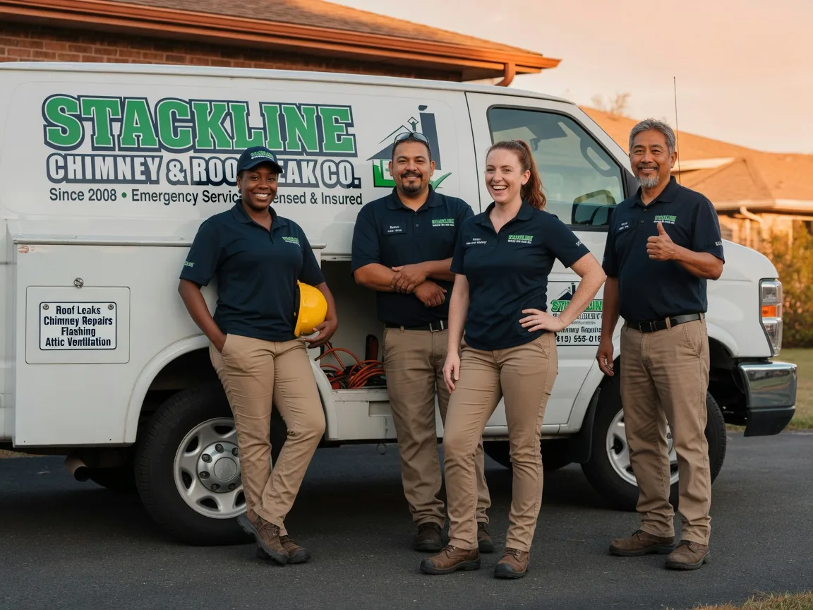 Chimney flashing repair company in Windsor, OH